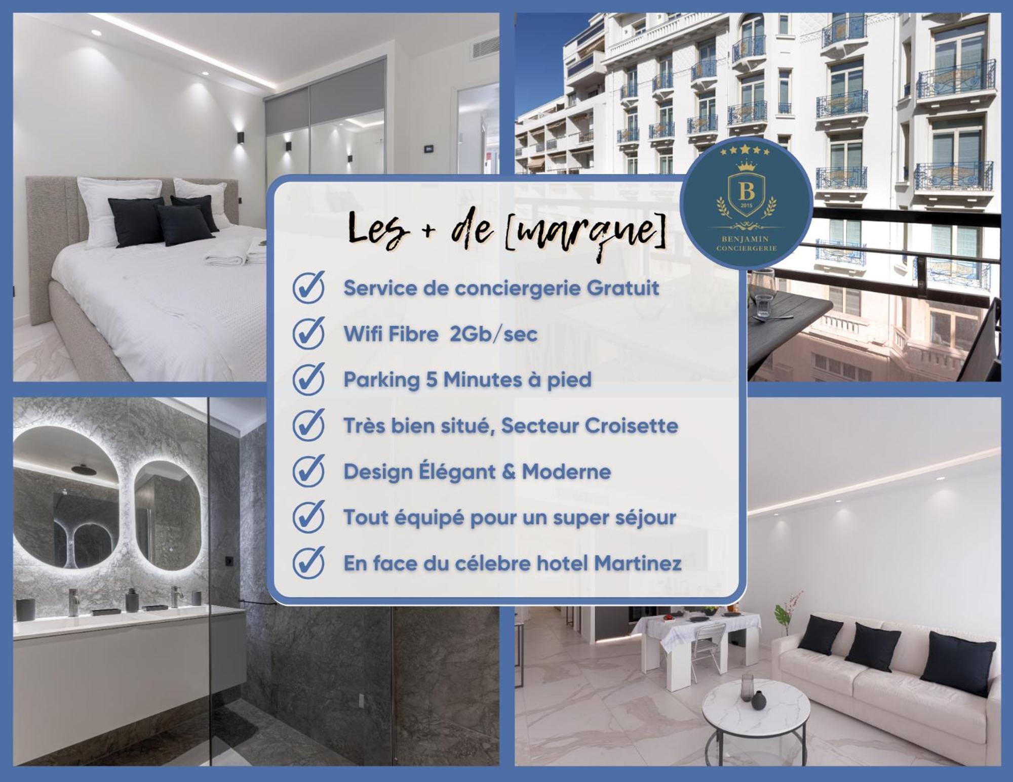 L'unique Maubourg - Next Martinez - Terrasse Appartement Cannes